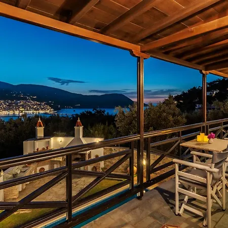 Alexandra Pool Villa - Comfort & Views Near Town Skopelos