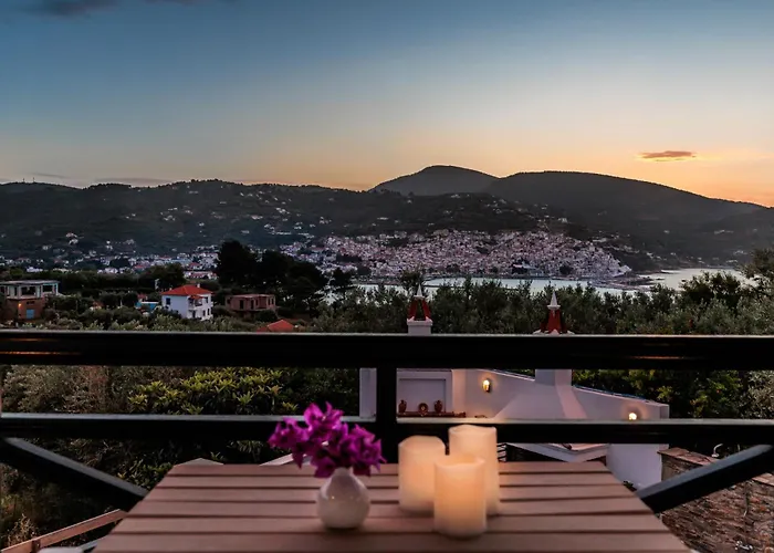 Alexandra Pool - Comfort & Views Near Town * Skopelos Town